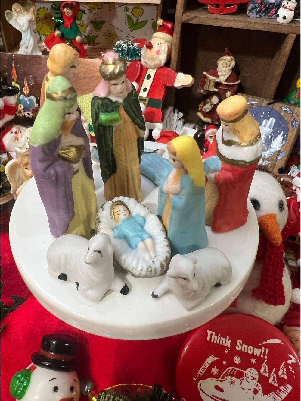 Ceramic  Nativity Set￼